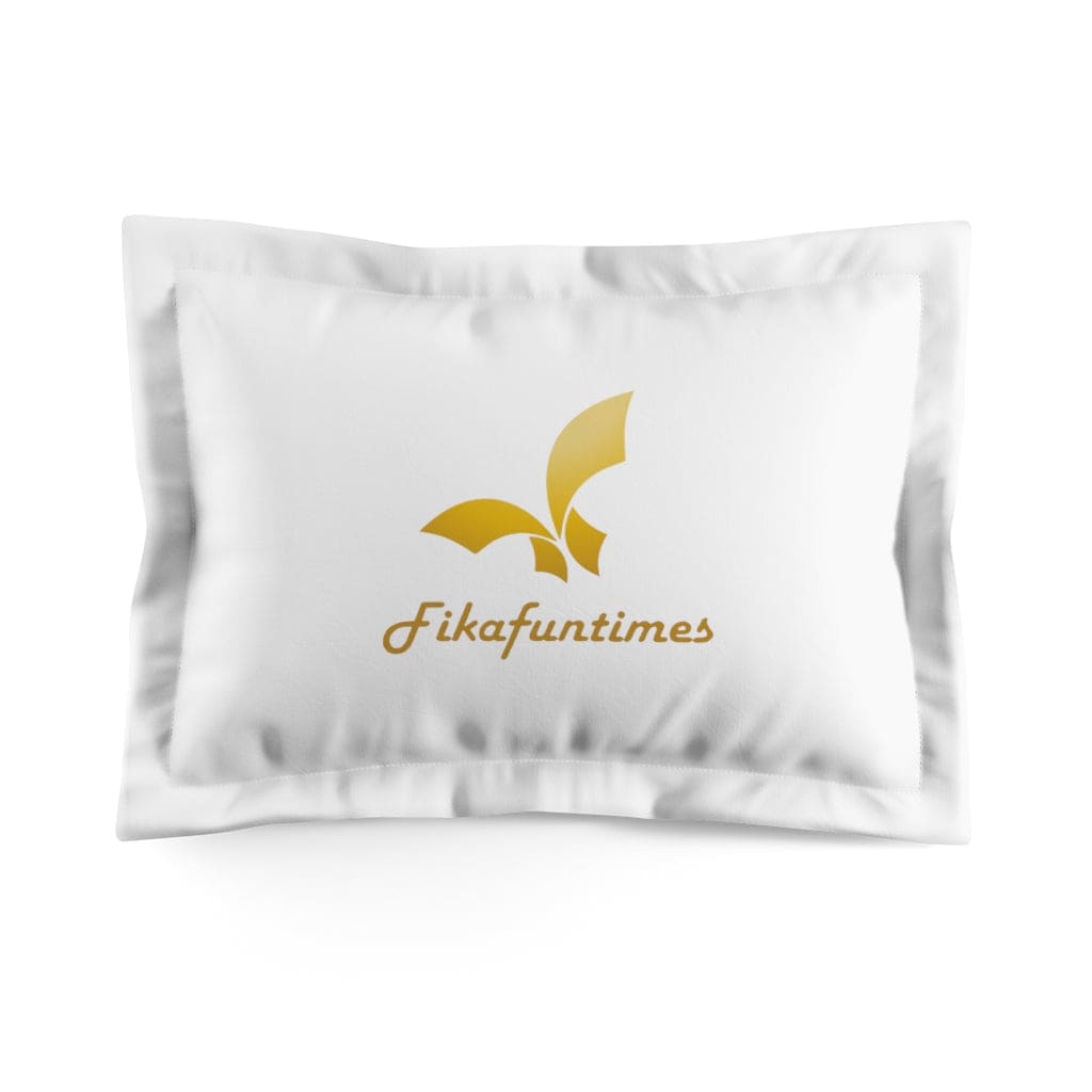 Lightweight Soft Fikafuntimes Logo Print Pillow