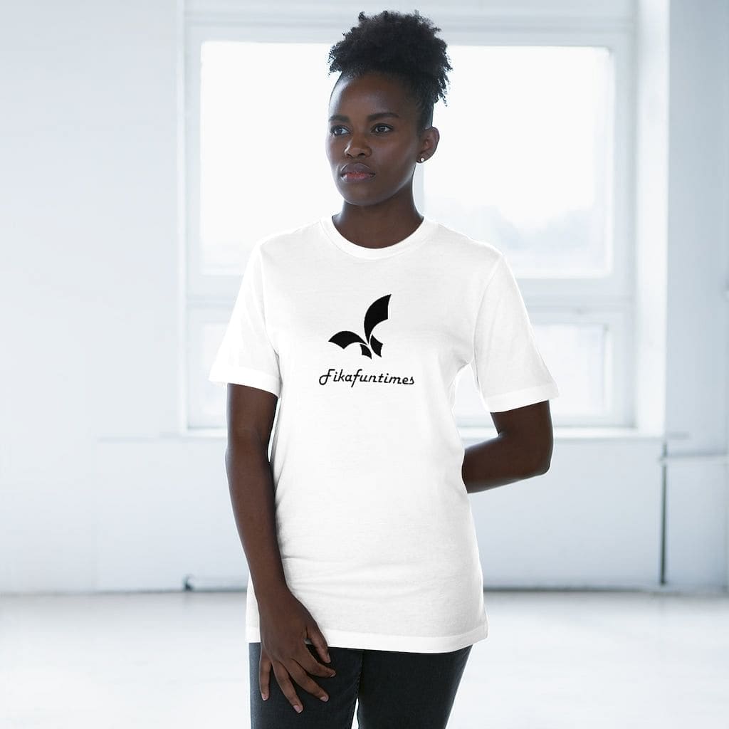 Unisex Crewneck Print Fikafuntimes T - shirt