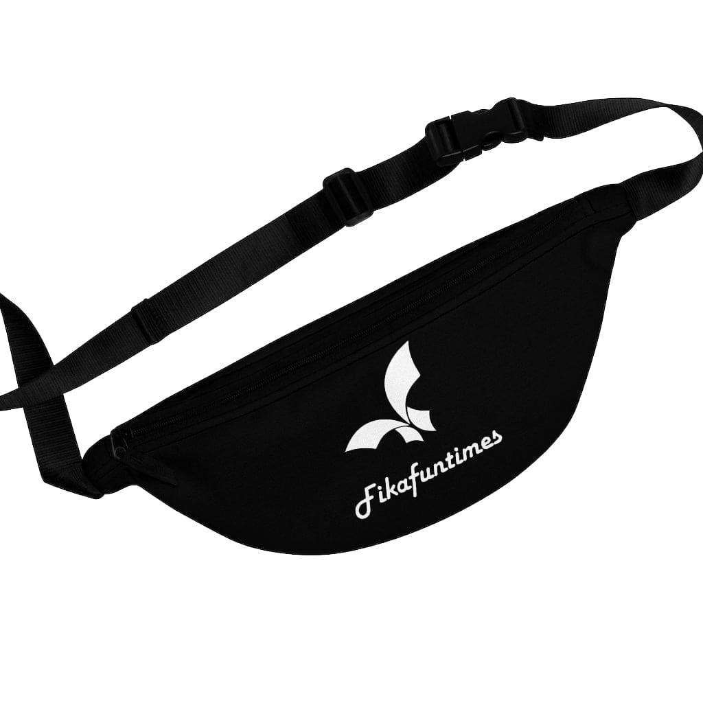 Fikafuntimes Logo Print Zipper Belt Bag