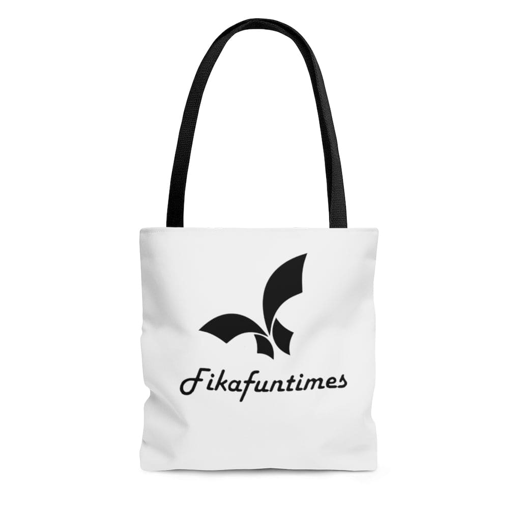 Eco Friendly Canvas Fikafuntimes Logo Print Tote Bag